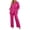 Hot Pink, variant on Zulora Women's Oversized Button Down Pajama Set Pants