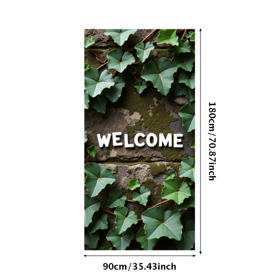 Giant Welcome Banner with Desert Themed Elements Backdrop Party Decorations for Event Openings Community Gatherings Festival Celebrations and Outdoor Gatherings