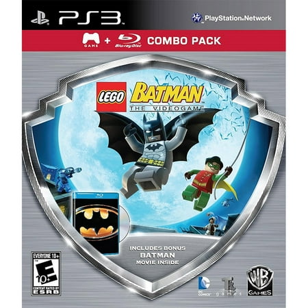 LEGO Batman Game/Batman Movie Bluray Combo Pack, WHV Games, PlayStation 3, 883929315710