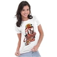 thumbnail image 3 of Retro Chicago Basketball Player Womens Slim Fit Graphic Tee Brisco Brands S, 3 of 5