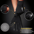 thumbnail image 3 of Earth Peng by Ashati Unisex Durable Sport Protective Gloves, Black, L, 1 Pair, 3 of 8