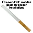 thumbnail image 3 of Mail Boss In-Ground Steel Post, Cream White, 3 of 3