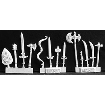 Casket Miniature - Reaper Miniatures Weapons Pack II #02202 Dark Heaven Legends Unpainted Metal