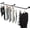Black, variant on Industrial Pipe Clothes Rack, Heavy Duty 60inch Iron Garment Rack Ceiling Mounted,Rustic Saving Space Clothes Bar Multi-Purpose Hanging Rod for Bedroom,Closet,Laundry Room and Plants hanging