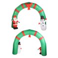 thumbnail image 4 of Christmas Inflatable Arch, Reusable Christmas Arch Easy To Store Built In LED Lights Foldable  For Decorations US Plug 100-240V,UK Plug 100-240V,AU Plug 100-240V,EU Plug 220-240V, 4 of 8