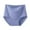 Blue, variant on GigrtiJin Womens Wide Waisteband Boyshort Underwear Cotton No Show Granny Panties Breathable Sweat Proof Briefs
