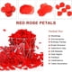 thumbnail image 4 of Pétalos de Rosa de Seda Artificial Rojos, pétalos de Rosas Falsas para el Día de San Valentín, Proponer, Flores de Boda, Confeti, Dispersión de Mesa, Decoración de Cama, 4 of 4