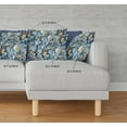 thumbnail image 3 of 20" Blue Yellow Springtime Indoor Outdoor Throw Pillow, 3 of 3