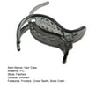 thumbnail image 7 of Women Hair Clip Solid Color Easy Operate Strong Claw Anti-slip Cross Hair Decoration Headwear Hair Scratching Hair Gripper Hair Accessories, 7 of 7