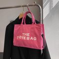 thumbnail image 1 of Bolso TheToteBag transfronterizo para mujer, bolso de mano con letras 2023, bandolera de lona de gran capacidad, 1 of 5