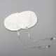 thumbnail image 3 of 1 par de protectores de sudor para axilas cómodos con correa de hombro ajustable Blanco con Malla, 3 of 8