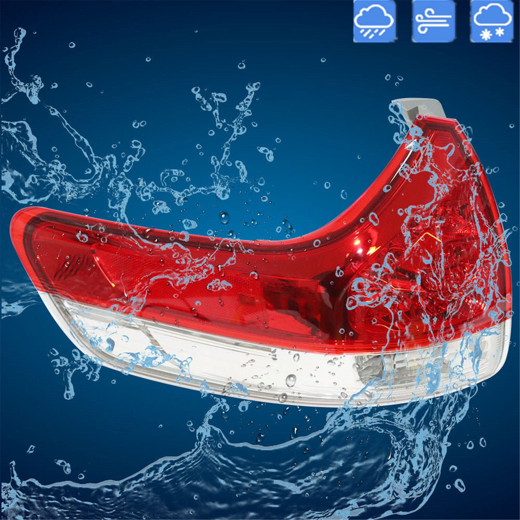 LABWORK Rear Tail Light Lamp Housing Assembly Fit for 2011 2012 2013 2014 Toyota Sienna, Rear Left (Driver Side)"