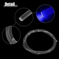 thumbnail image 3 of Unique Bargains 1 Set 1.5m 4.92ft 8mm 0.31" Car PMMA Side Glow Fiber Optic Cable with Blue LED Illuminator, 3 of 6
