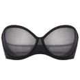 thumbnail image 1 of Sostén INLYRIC Transparente Sin Tirantes Malla Sin Relleno Talla Grande 34D, 1 of 7