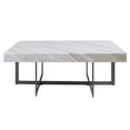 thumbnail image 2 of Furniture of America Vasket Contemporary Metal 3-Piece Coffee Table Set in Gray, 2 of 20