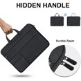 thumbnail image 3 of Funda para portátil de 14 pulgadas con múltiples bolsillos para computadora portátil de 14 pulgadas, protección impermeable, 3 of 4