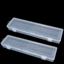 Uonlytech Small Transparent Craft Organizer Box for Tools Beads and Jewelry Storage