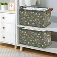 thumbnail image 2 of Yayeee Foldable Storage Basket for Shelves Set of 2 Waterproof Cloth Bins with Handles, Forest Mushroom Pattern, 2 of 7