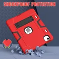 thumbnail image 5 of SOATUTO Case for iPad Air 11 Inch M4/M3/M2 (2026/2025/2024), iPad Air 5th/4th Generation 10.9 Inch (2022/2020), Heavy Duty Shockproof Rugged Protective Case with Pencil Holder, Red/Black, 5 of 7