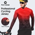 thumbnail image 2 of WEST BIKING - Maillot de ciclismo de manga larga para hombre, ropa de ciclismo de montaña, transpirable, ropa deportiva para ciclismo, 2 of 5