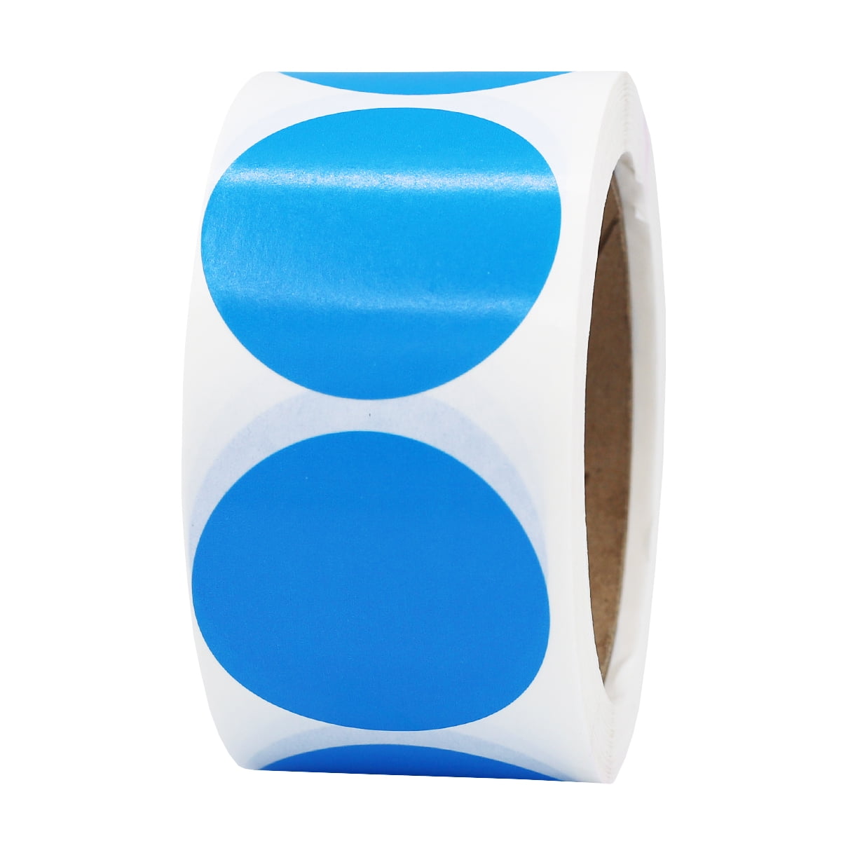 Blue Circle Stickers | 2" Inches Round | 500 Pack - Walmart.com
