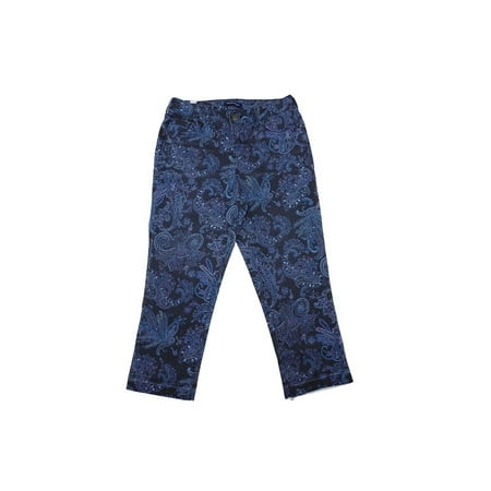 bandolino millie rolled cuff capri pant