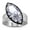White Gold-Plated, variant on Solitaire Engagement Ring for Women 3.00 Carat Marquise Cut Lab Grown Diamond Two Tone Wedding Anniversary Rings in 14K Yellow Gold Plated Vermeil Jewelry Gift for Her Size-6