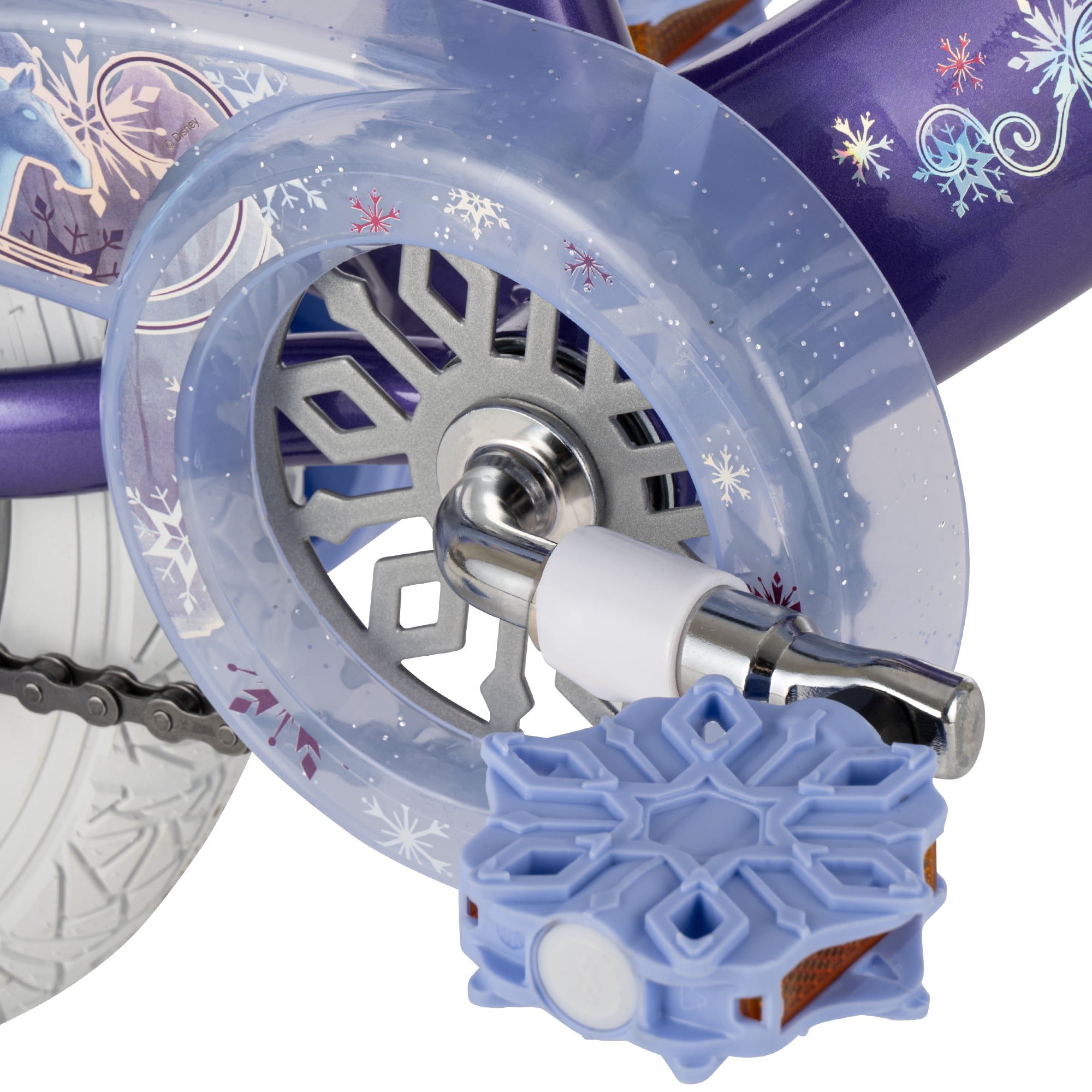 Huffy 12" Disney Frozen Kids' Bike, Fits Riders 37”-42”, Purple, Youth, Girl's