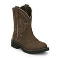 thumbnail image 2 of Justin Boots Womens Gemma Embroidered Round Toe Cowboy  Ankle Boots, 2 of 7