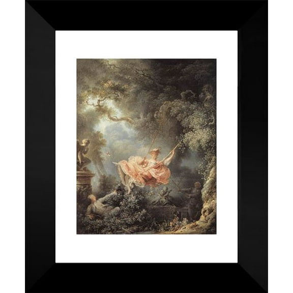 The Swing 15x18 Framed Art Print by Fragonard, Jean Honore