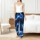 thumbnail image 4 of Balery Blue Lightning Pantalones de pijama para mujer, pijamas ultraligeros, pantalones de estar por casa-Large, 4 of 6