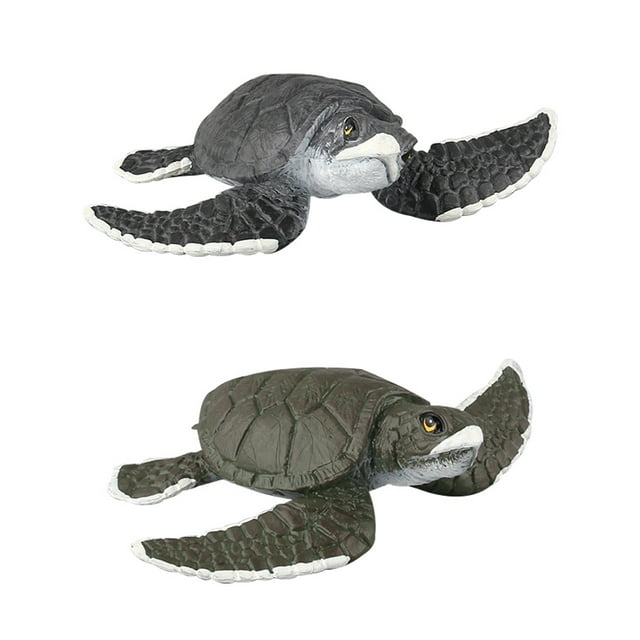 2 piezas modelos de tortugas criaturas marinas simuladas tortugas marinas criaturas marinas juguetes