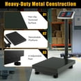 thumbnail image 4 of Gymax Digital Shipping Postal Scale 660 LBS Load 0.1 LBS Accuracy Floor Scale, 4 of 9