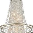 thumbnail image 3 of ARC-1907-SA-CL-MWP Crystorama Lighting Arcadia - 4 Light Chandelier-Hand Cut Crystal Type-Antique Silver Finish   -Traditional Installation, 3 of 8