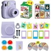 Fujifilm Instax Mini 11 Camera Bundle with 20 Film Sheets, Case, Shutter Accessories, Filters, Album, Frames - Lilac Purple Lilac Purple,