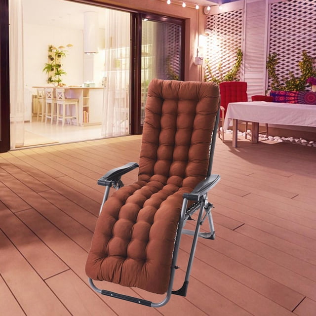 Cojín para sillón, cojín para asiento de chaise, cojín para sofá, colchón acolchado grueso y ligero para tumbonas, muebles de exterior y césped