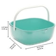 thumbnail image 2 of ReaNea Colander Bowl with Clear Plastic Bowl, Dual-Layer Draining Bowl Vegetable Washing Basket (Blue), 2 of 7