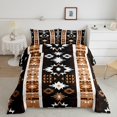 thumbnail image 2 of Manfei Aztec Bedding Twin Comforter Set for Adult, Western Geometric Down Comforter, Bohomian Style Reversible Duvet Insert, Breathable Room Decorative, 2pcs, 2 of 8