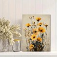 thumbnail image 2 of Qisvanset 12x16 Inch Neutral Wildflower Botanical Canvas Wall Art, Minimalist Modern Farmhouse Household Decor, 2 of 8