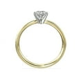 thumbnail image 2 of 1.00 Ct Brilliant Pear Cut Natural Diamond Accents Elegant Ring for Women Solid 18K Yellow Gold Size 6, 2 of 6