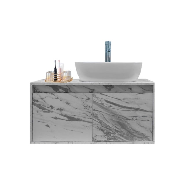 Gabinete Para Baño SIMONE Con Lavamanos Minimalista