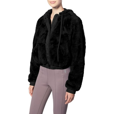 FP Movement by Free People Womens Love It Faux Fur Cozy Faux Fur Jacket