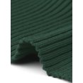 thumbnail image 5 of Agnes Orinda Women's Plus Size Turtleneck Sweater Slim Fit Long Sleeve Loose Knit Comfy Fall Winter Sweater 1X Dark Green, 5 of 6