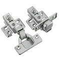 thumbnail image 5 of Luokim 2PCS Inset Frameless Concealed Hinges for Kitchens Bathrooms Built-in Damper Fixed Plate, 5 of 5