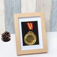 thumbnail image 4 of Marco de fotos para exhibir medallas conmemorativas con insignia de maratón, marco de regalo engrosado estéreo de espuma PS, 4 of 4