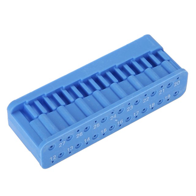 Bloque de medición tablero de prueba de raíz dental herramientas de medición de raíz dental bloque endodóntico archivos de bloque dental herramientas de medición regla de ANGGREK Otros