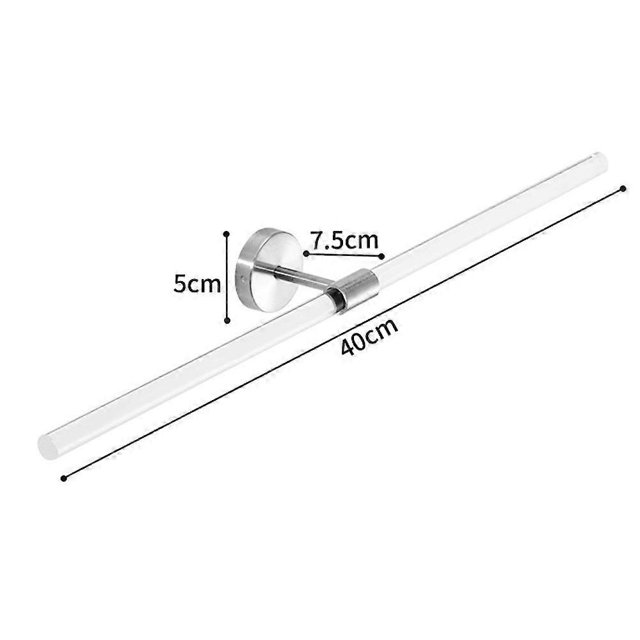 16" Towel Rack, Clear Acrylic Towel Bar with Stainless Steel Base, Lucite Towel Rack for Bathroom Wall (Silver), Toilet Towel Rack Toilet Towel Rack W