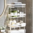 thumbnail image 1 of Estante Organizador Para Baño Sobre El Inodoro De 3 Niveles Modelo Blanco, 1 of 4