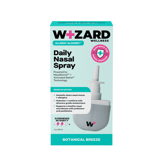 Wizard Wellness Daily Natural Nasal Spray, Botanical Breeze Aroma, 272 Sprays