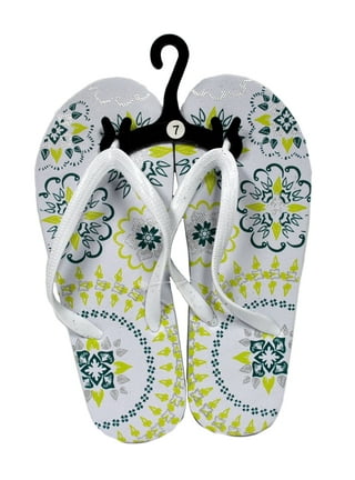 White Flip Flops